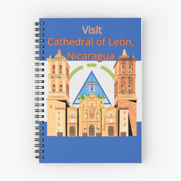 Item preview, Visit Cathedral of León, Nicaragua | Vintage Travel Poster designed and sold by ElartedeNoel.