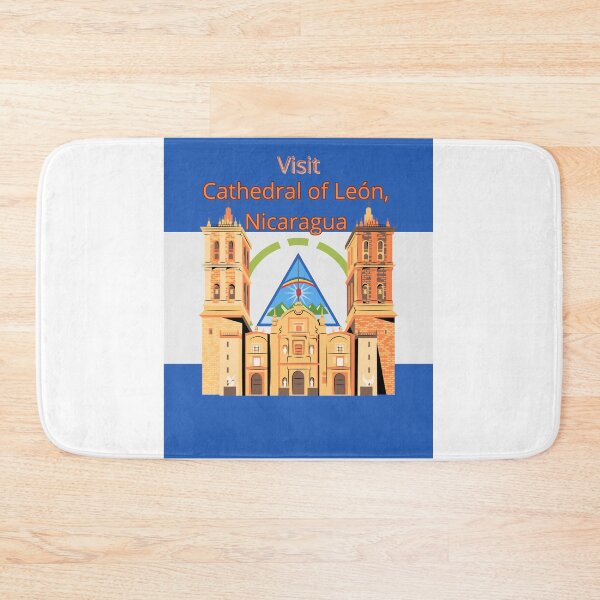 Item preview, Visit Cathedral of León, Nicaragua | Vintage Travel Poster designed and sold by ElartedeNoel.