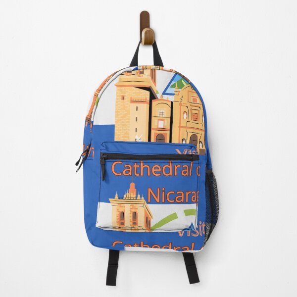 Item preview, Visit Cathedral of León, Nicaragua | Vintage Travel Poster designed and sold by ElartedeNoel.