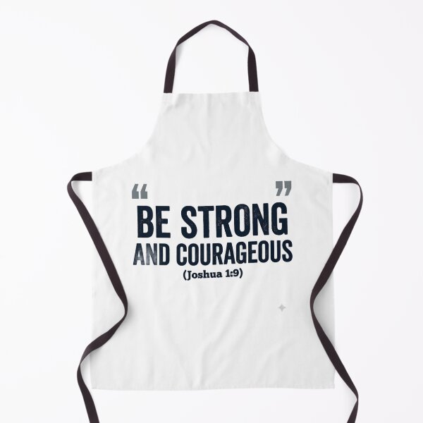 Item preview, Be Strong and Courageous | Joshua 1:9 Bible Verse Distressed Text | Christian Faith Inspirational Gift for Men & Women designed and sold by Softbear Atelier.