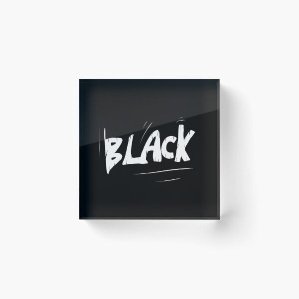 Item preview, Black – Minimalist White Typography Design designed and sold by CONTROLLEDWAVES.