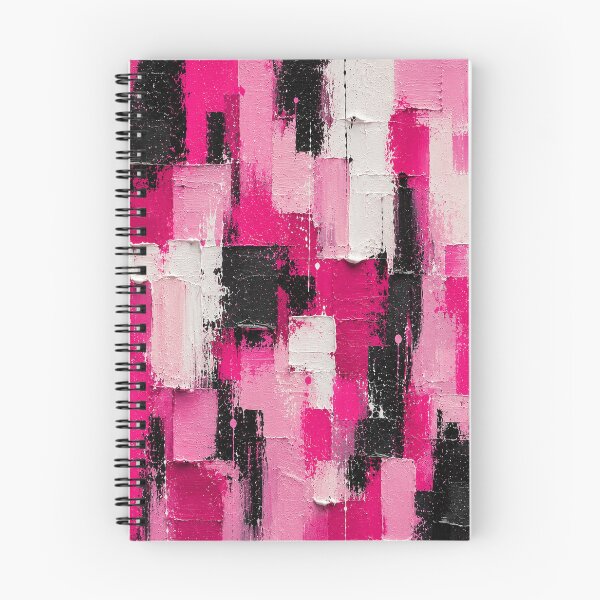 Aperçu de l'œuvre spberry Pulse Matter – Textured Abstract Impasto Art créée et vendue par Ingorgia Studio.