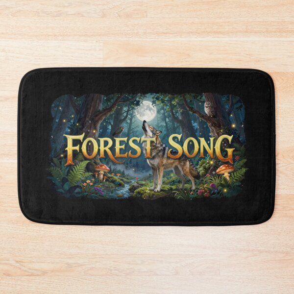 Item preview, Forest Song – Mystical Wolf Spirit designed and sold by GoGreenlove.