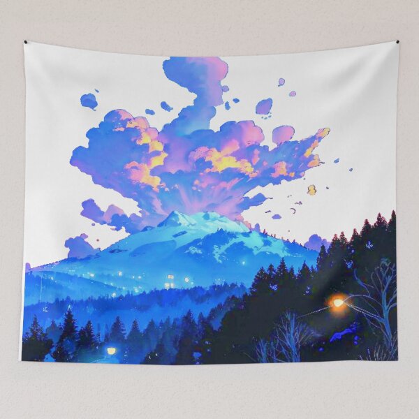 Item preview, Cloud Revolution : The Magic of Dusk Over the Snowy Mountain designed and sold by LomainTatiana8.