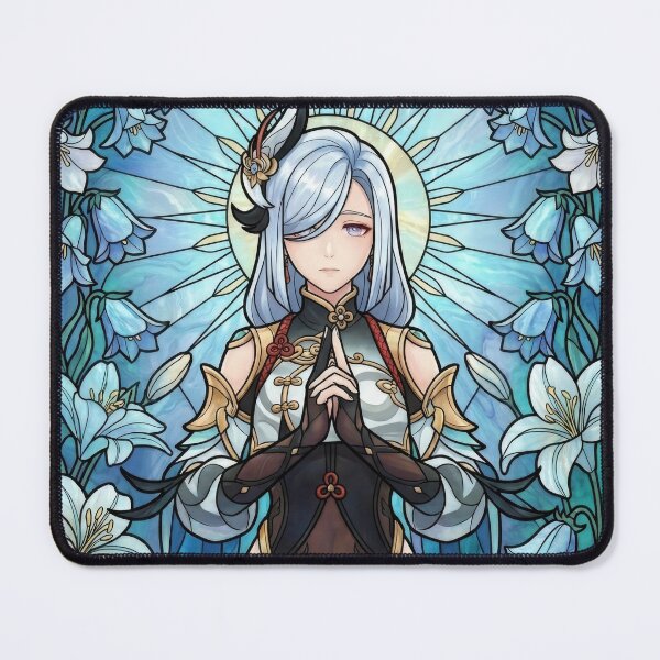 Item preview, Stained Glass Shenhe designed and sold by Thunderbelts.