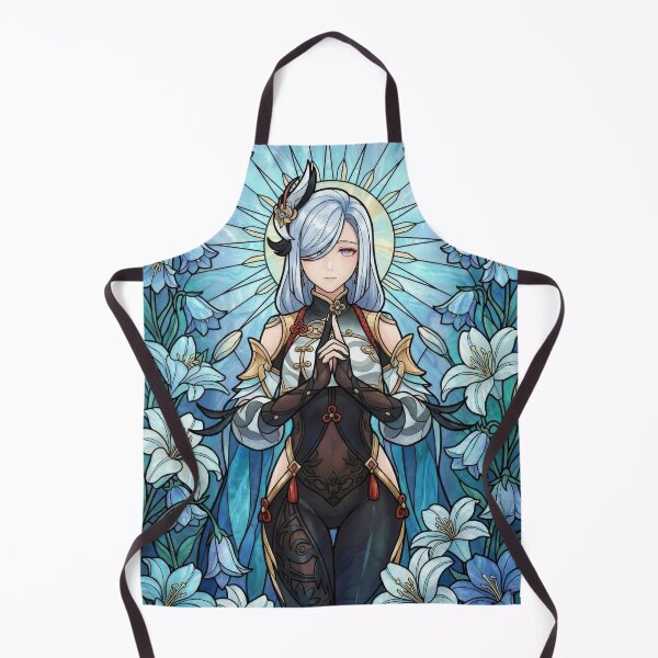 Item preview, Stained Glass Shenhe designed and sold by Thunderbelts.