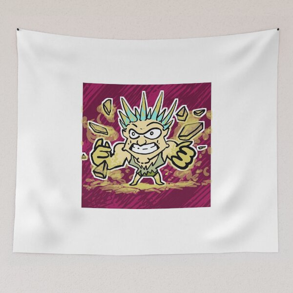 Item preview, Crystal Spike Fighter Smashing Rocks Magenta designed and sold by Fail-Army.