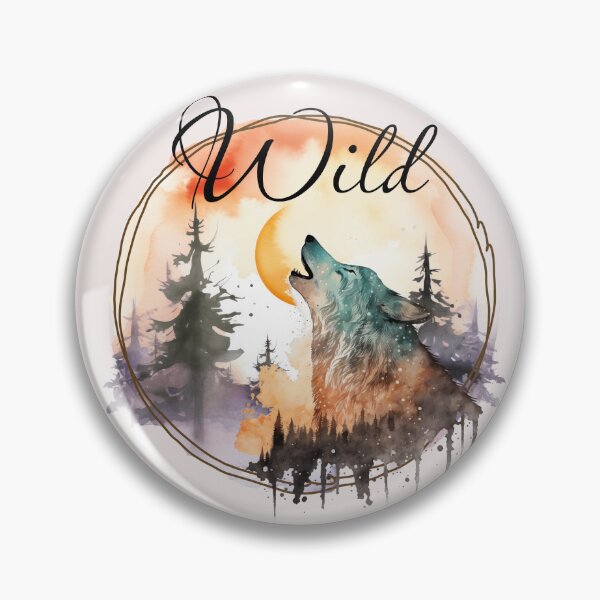 Item preview, Wild Wolf Howling at the Moon designed and sold by Simply Inspirational Shop.