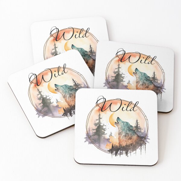 Item preview, Wild Wolf Howling at the Moon designed and sold by Simply Inspirational Shop.