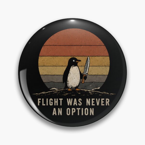Item preview, Flight Was Never an Option Penguin Lover Humor designed and sold by Marblaes00.
