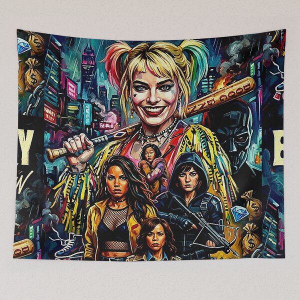 Item preview, Birds of Prey Retro Superhero Action Crime Comedy Tribute Art Movie Poster designed and sold by Art's Diner.
