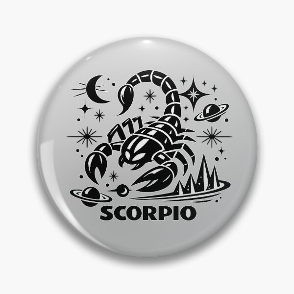 Item preview, Scorpio Cosmic Mid‑Century Zodiac Art designed and sold by FilBlue.