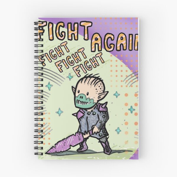 Item preview, Fight Again Goblin Warrior Motivation Poster designed and sold by Fail-Army.
