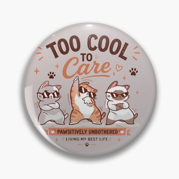 Item preview, Too Cool to Care – Kawaii Cat Squad T-Shirt designed and sold by aminomen.