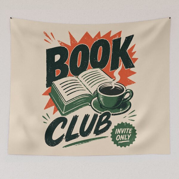 Item preview, Book Club Invite Only designed and sold by RebenCantik.