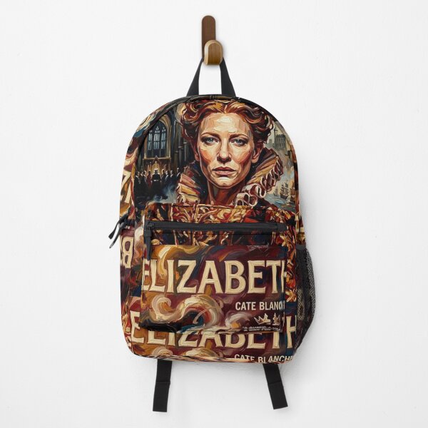 Item preview, Elizabeth Retro Historical Drama Royal Biopic Tribute Art Movie Poster designed and sold by Art's Diner.