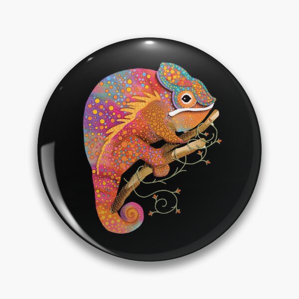 Item preview, Vibrant Rainbow Chameleon Colorful Lizard designed and sold by Karin Taylor.