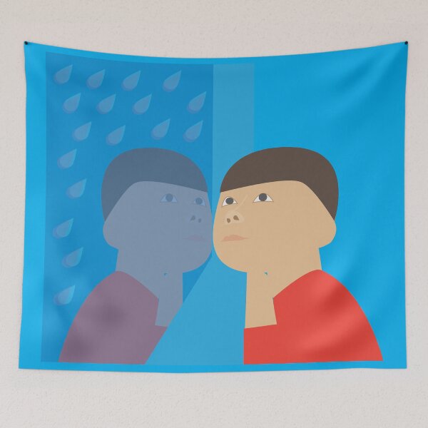 Item preview, Little Boy by the Window designed and sold by ROSE ANN BANILAR.