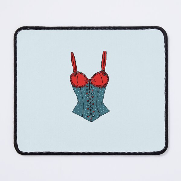 Item preview, Red and Blue coquette corset designed and sold by beautifulprince.