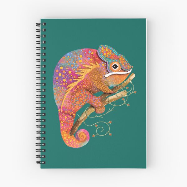 Item preview, Vibrant Rainbow Chameleon Colorful Lizard designed and sold by Karin Taylor.