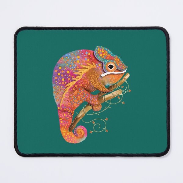 Item preview, Vibrant Rainbow Chameleon Colorful Lizard designed and sold by Karin Taylor.