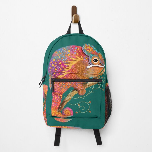 Item preview, Vibrant Rainbow Chameleon Colorful Lizard designed and sold by Karin Taylor.