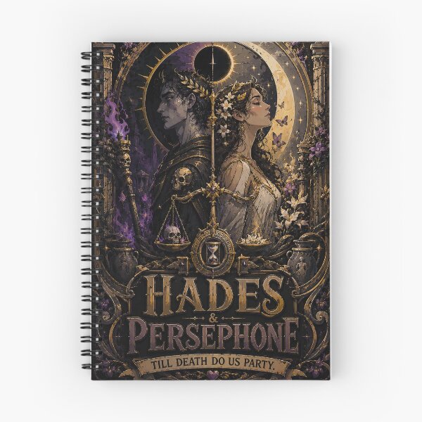 Item preview, Hades and Persephone Under Golden Eclipse designed and sold by MarlicShop.