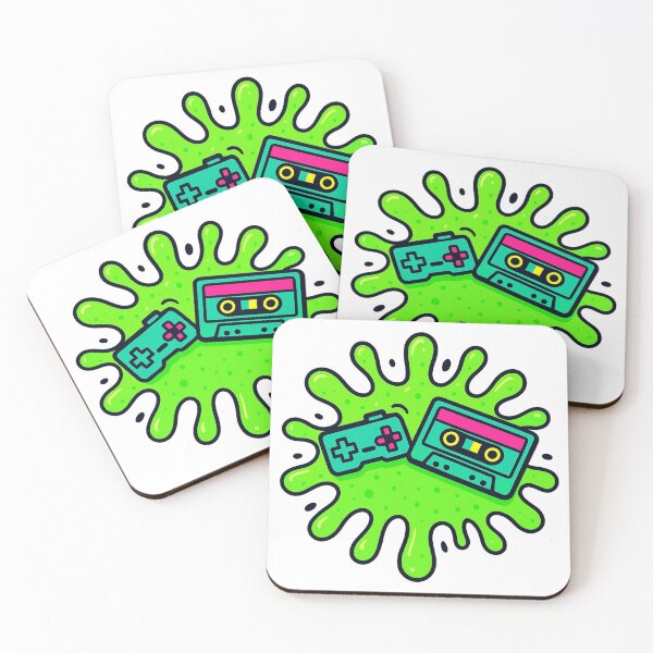 Item preview, Neon Slime Splat Retro designed and sold by SideStream.