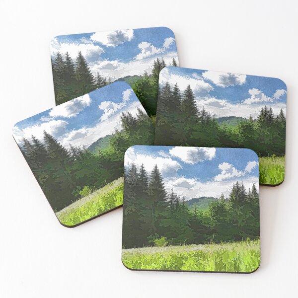 Item preview, Impressions of Mountains and Meadows and Trees designed and sold by Georgia Mizuleva.