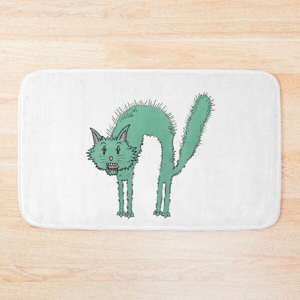 Item preview, Scraggly Green Scared Cat Arched Back designed and sold by Fail-Army.