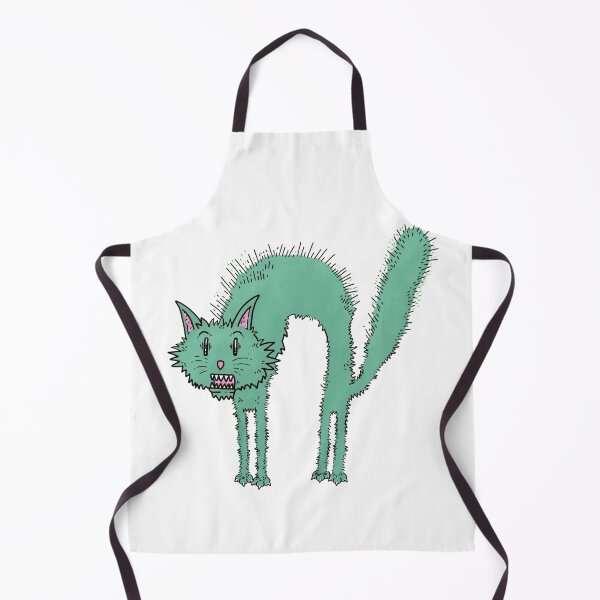 Item preview, Scraggly Green Scared Cat Arched Back designed and sold by Fail-Army.