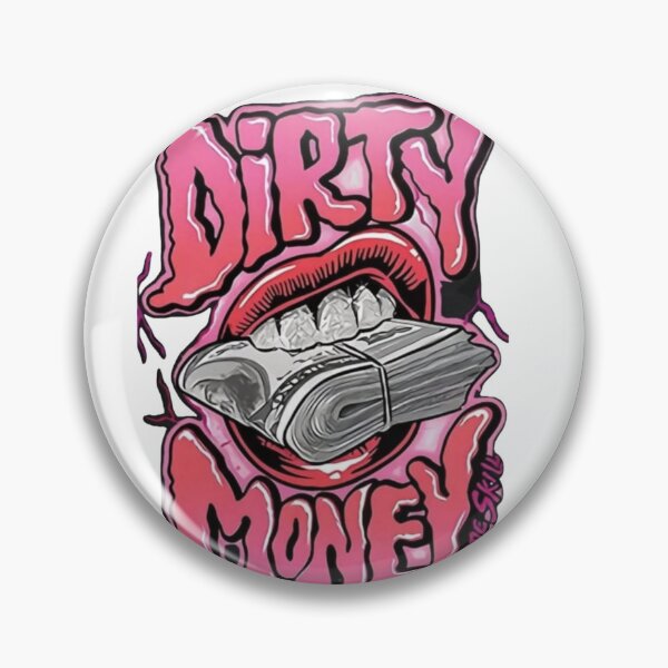 Item preview, Dirty Money Graffiti Sticker - Streetwear Hustle Design designed and sold by InkNovar.