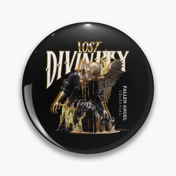 Item preview, Lost Divinity Gothic Angel Statue Streetwear Graphic Tee designed and sold by MoodPrint25.
