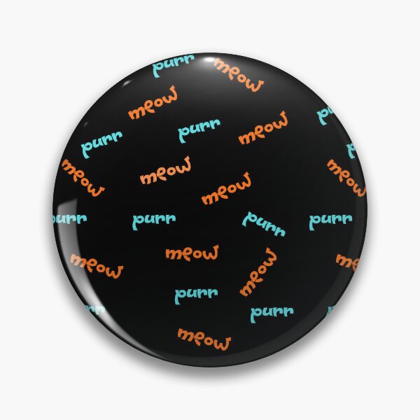 Item preview, Meow & Purr Cat Pattern | Cute Cat Lover Typography | Playful Kitty Aesthetic Design designed and sold by Ginastle26.