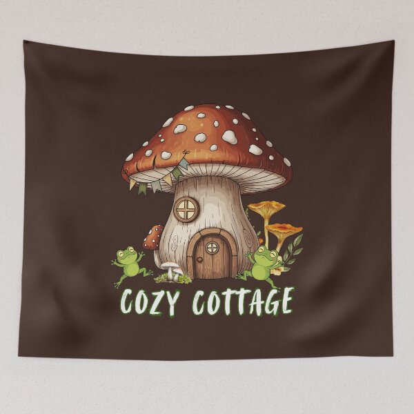 Item preview, Cozy Mushroom Cottage designed and sold by All About DigiCraft by Fedelina.