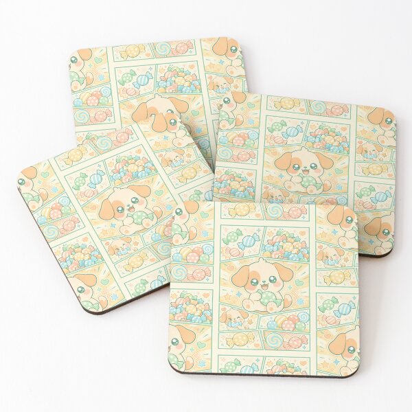 Item preview, Kawaii Puppy Candy Pop Panels designed and sold by Magmashup.
