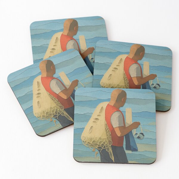 Item preview, Sea water and fisher man designed and sold by sadeek1021953Ss.
