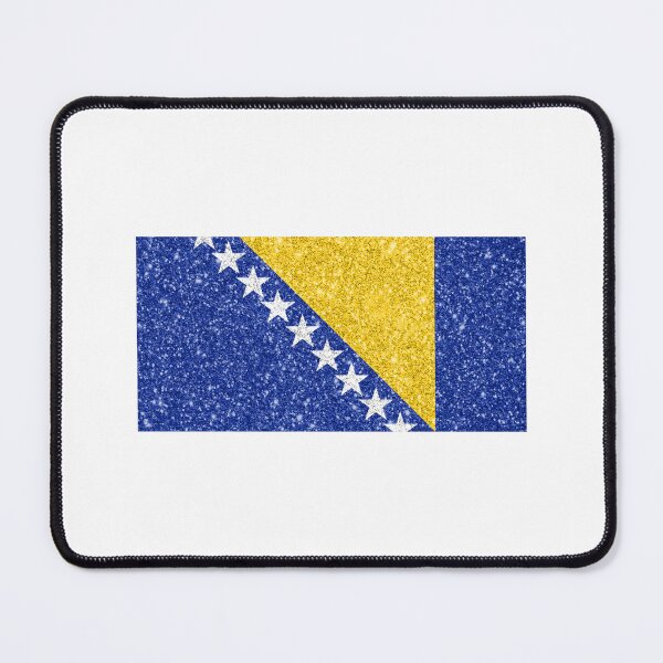 Item preview, bosnia glitter flag designed and sold by designsbysamantha.