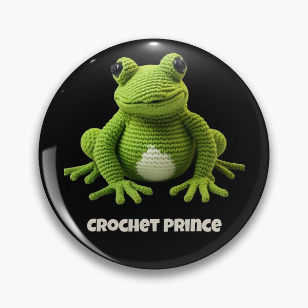 Item preview, Crochet Prince – Cute Amigurumi Frog for Crochet Lovers designed and sold by MyMerryMary.