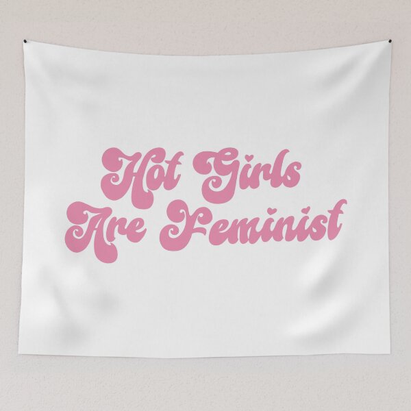 Item preview, Hot Girls Are Feminist designed and sold by caramelrts.