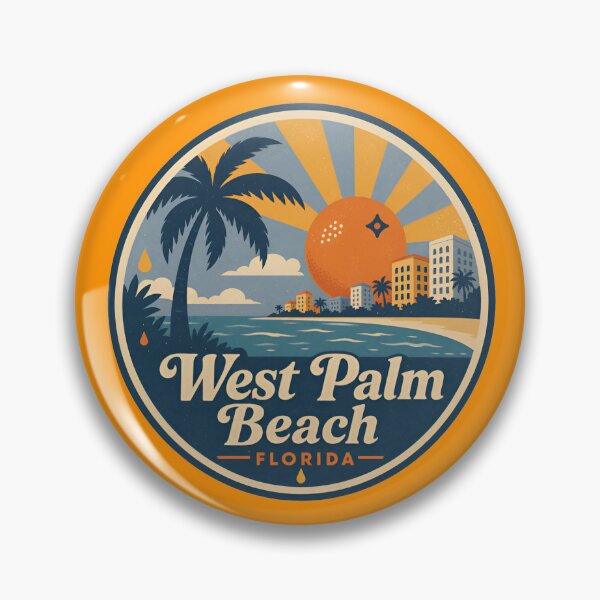 Aperçu de l'œuvre West Palm Beach, Floride créée et vendue par Broken Antler Designs .