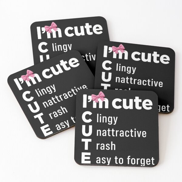 Item preview,  I'm Cute Clingy Unattractive Trash Easy to Forget Art designed and sold by VGAfanatic.