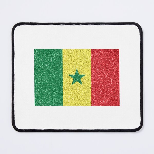 Item preview, senegal glitter flag designed and sold by designsbysamantha.