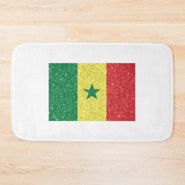 Item preview, senegal glitter flag designed and sold by designsbysamantha.