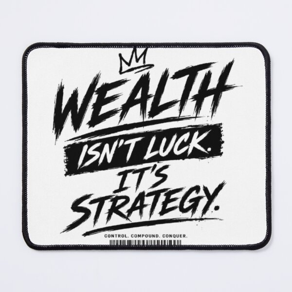 Item preview, Wealth Is Not Luck, It Is Strategy – Entrepreneur Mindset Quote designed and sold by littlestore.