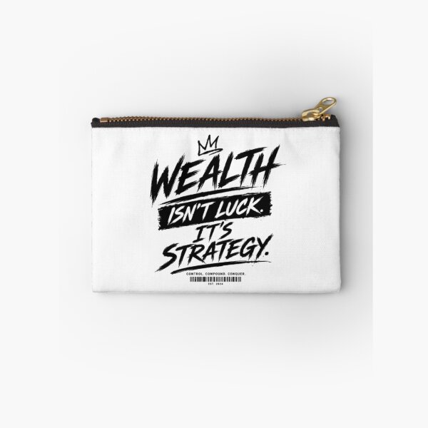 Item preview, Wealth Is Not Luck, It Is Strategy – Entrepreneur Mindset Quote designed and sold by littlestore.