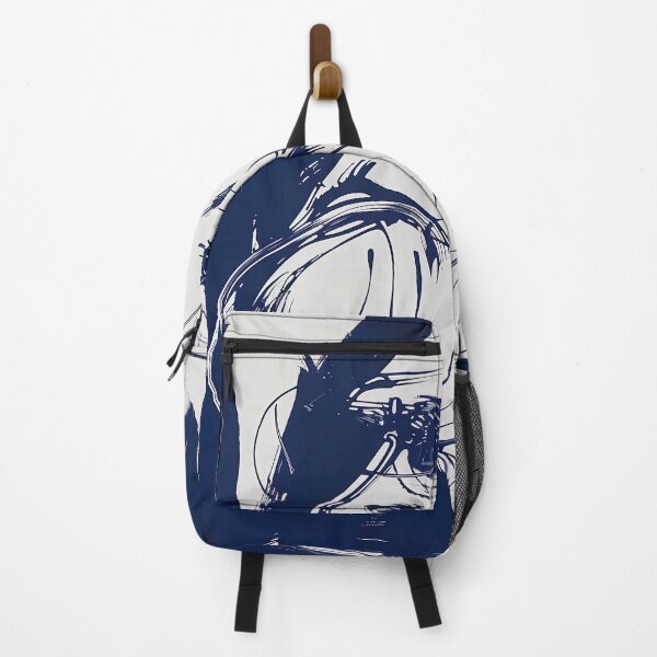 Item preview, Charles Darwin - Blue Abstract Art designed and sold by shadow-bloom.