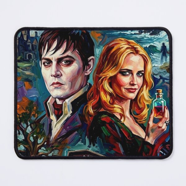 Item preview, Dark Shadows Retro Gothic Horror Comedy Tribute Art Movie Poster designed and sold by Art's Diner.