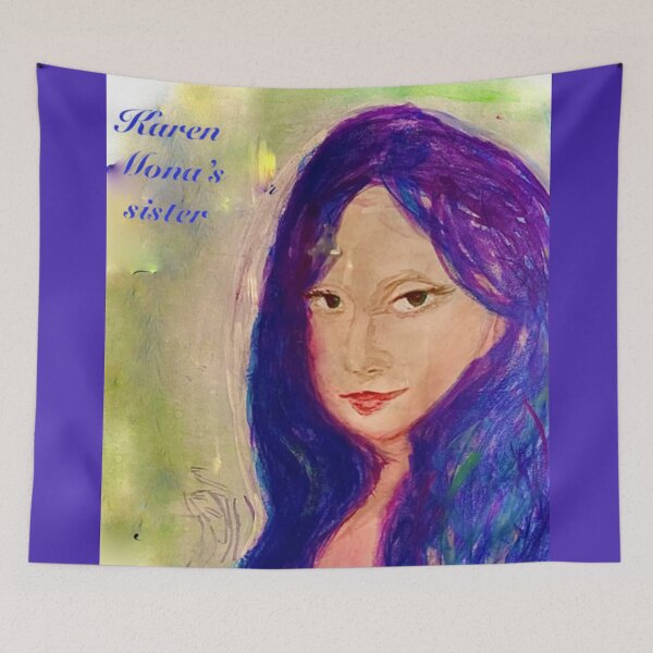 Artikelvorschau, Mona Lisas Schwester Karen entworfen und verkauft von Art by Fruitcake.