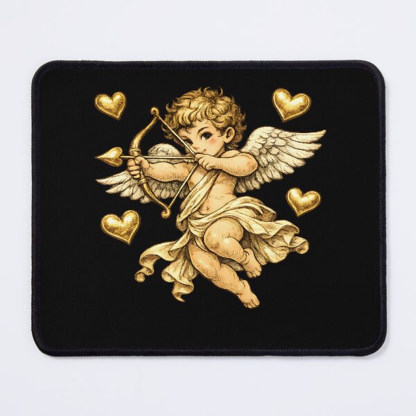 Item preview, Vintage Golden Cherub Cupid Illusion designed and sold by digitalbob60.